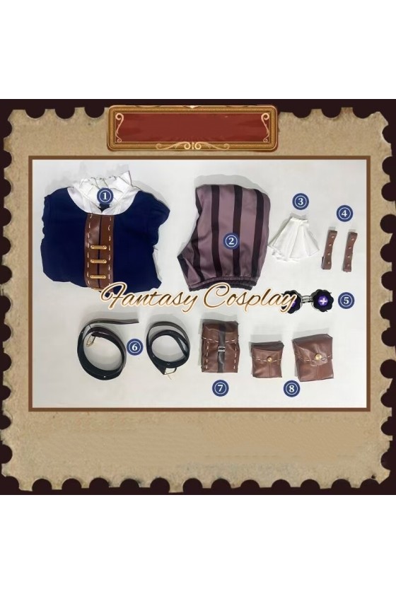 Identity V Toy Merchant Paper Wings Cosplay Costume